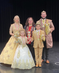 Prinzenpaar und Präsident 2023