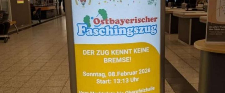 🎉🥳 Die Werbung für den Ostbayerischen Faschingszug läuft auf Hochtouren! 🥳🎉