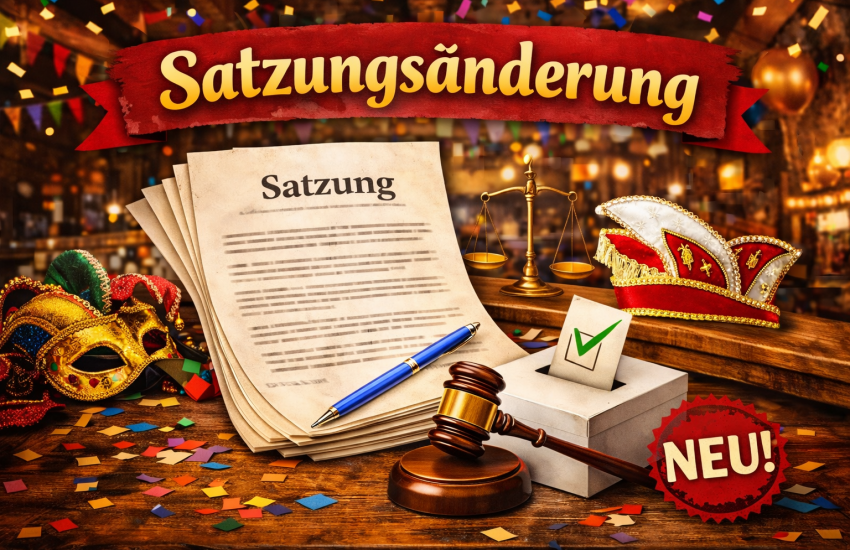 Satzungsänderung im festlichen Ambiente